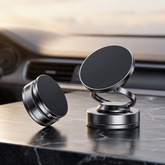 360° Magnetic Car Phone Holder – Strong Vacuum Mount, Rotatable & Self-Adhesive
