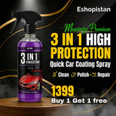 Premium Quality 3 In 1 High Protection Quick Car Coating Spray 🔥پارسل کھولیں، تسلی کے بعد پیمنٹ کریں