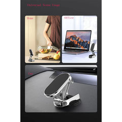 پارسل کھولیں، تسلی کے بعد پیمنٹ کریں  Car Foldable Magnetic Mobile Phone Holder | 360° Rotation Dashboard Mount for Cars