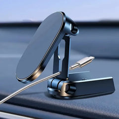 پارسل کھولیں، تسلی کے بعد پیمنٹ کریں  Car Foldable Magnetic Mobile Phone Holder | 360° Rotation Dashboard Mount for Cars