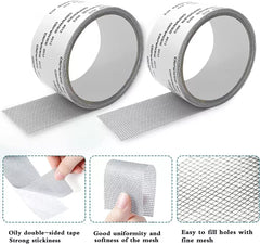 🦟 Mosquito-Proof Window Repair Mesh Tape – Easy Self-Adhesive Fix