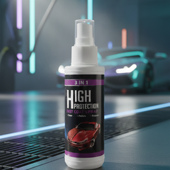 3 In 1 High Protection Quick Car Coating Spray, Ceramic Car Coating Spray Crystal Coating For Car - Quantity 100ml