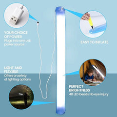 💡 3-in-1 Portable LED Camping Light – Foldable, Inflatable & Magnetic (پارسل کھولیں، تسلی کے بعد پیمنٹ کریں)
