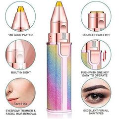 پارسل کھولیں، تسلی کے بعد پیمنٹ کریں  2 In 1 Hair Remover Chargeable , Multi Attractive Color With Usb Charging