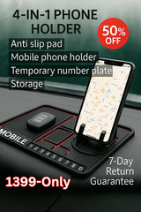 پارسل کھولیں، تسلی کے بعد پیمنٹ کریں  Best Selling Universal Silicone Car Dashboard Mat with Phone Holder & Non-Slip Mat - 4-in-1 Multi-Functional Dashboard Organizer (50% OFF Sale – 24 Hours Only)