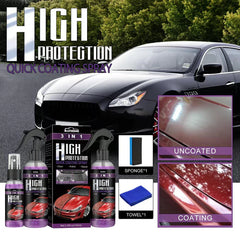 Premium Quality 3 In 1 High Protection Quick Car Coating Spray 🔥پارسل کھولیں، تسلی کے بعد پیمنٹ کریں